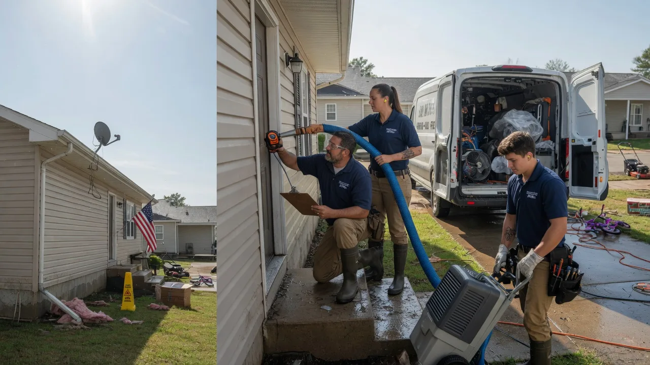 Ceiling Water Damage Restoration in Windfall, IN near me